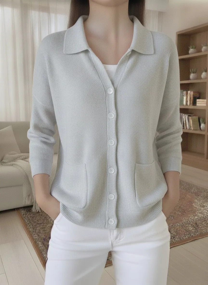 Loose and lazy sweater long sleeved casual jacket