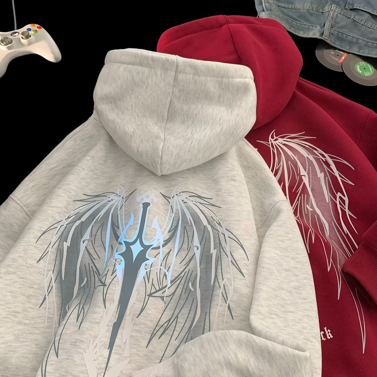 Casual Long Sleeve Fleece Lined Thickened Hoodie Jacket for Men Women, Unisex Couples Sweatshirt in Off-White Gray Light Khaki