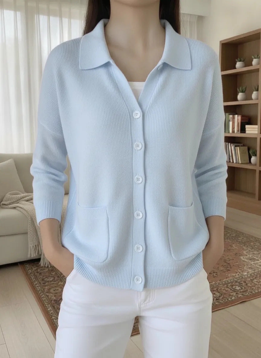 Loose and lazy sweater long sleeved casual jacket