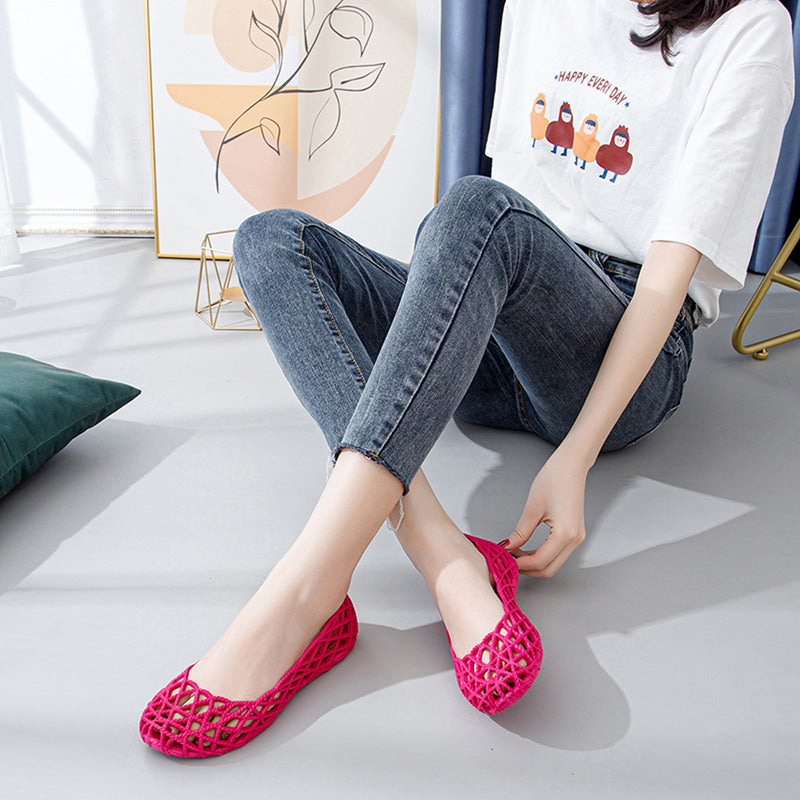 Plastic Sandals Women&