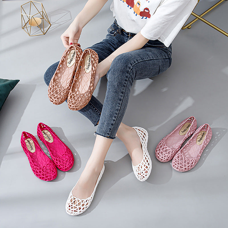 Plastic Sandals Women&