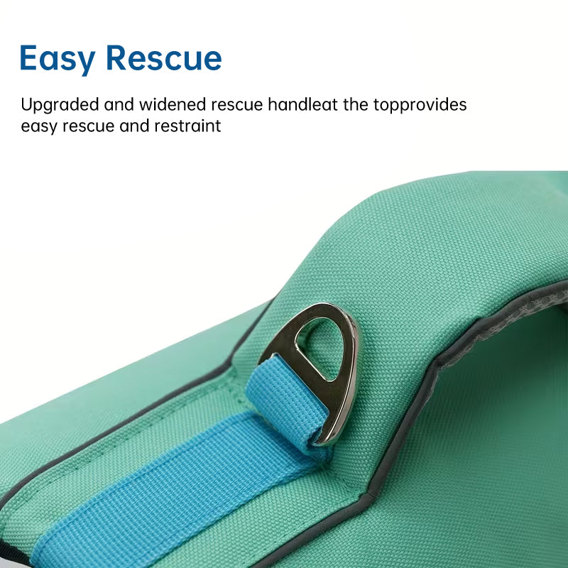 Adjustable Dog Life Vest with Reflective Stripes – High Buoyancy, Breathable Safety Jacket for Water Sports &amp; Swimming