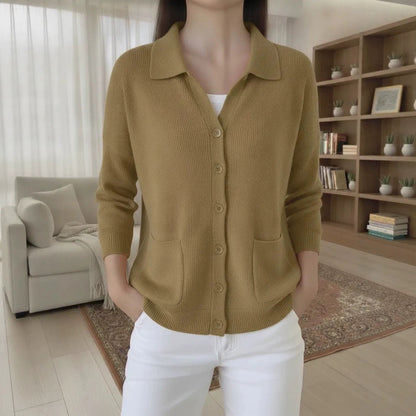 Loose and lazy sweater long sleeved casual jacket