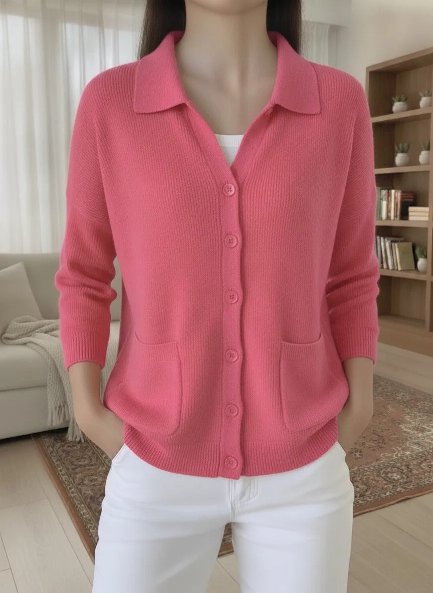 Loose and lazy sweater long sleeved casual jacket