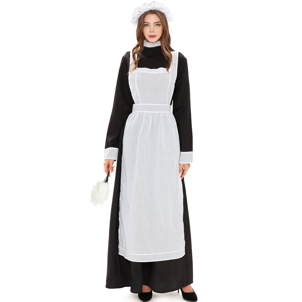 Halloween costume cosplay maid dress
