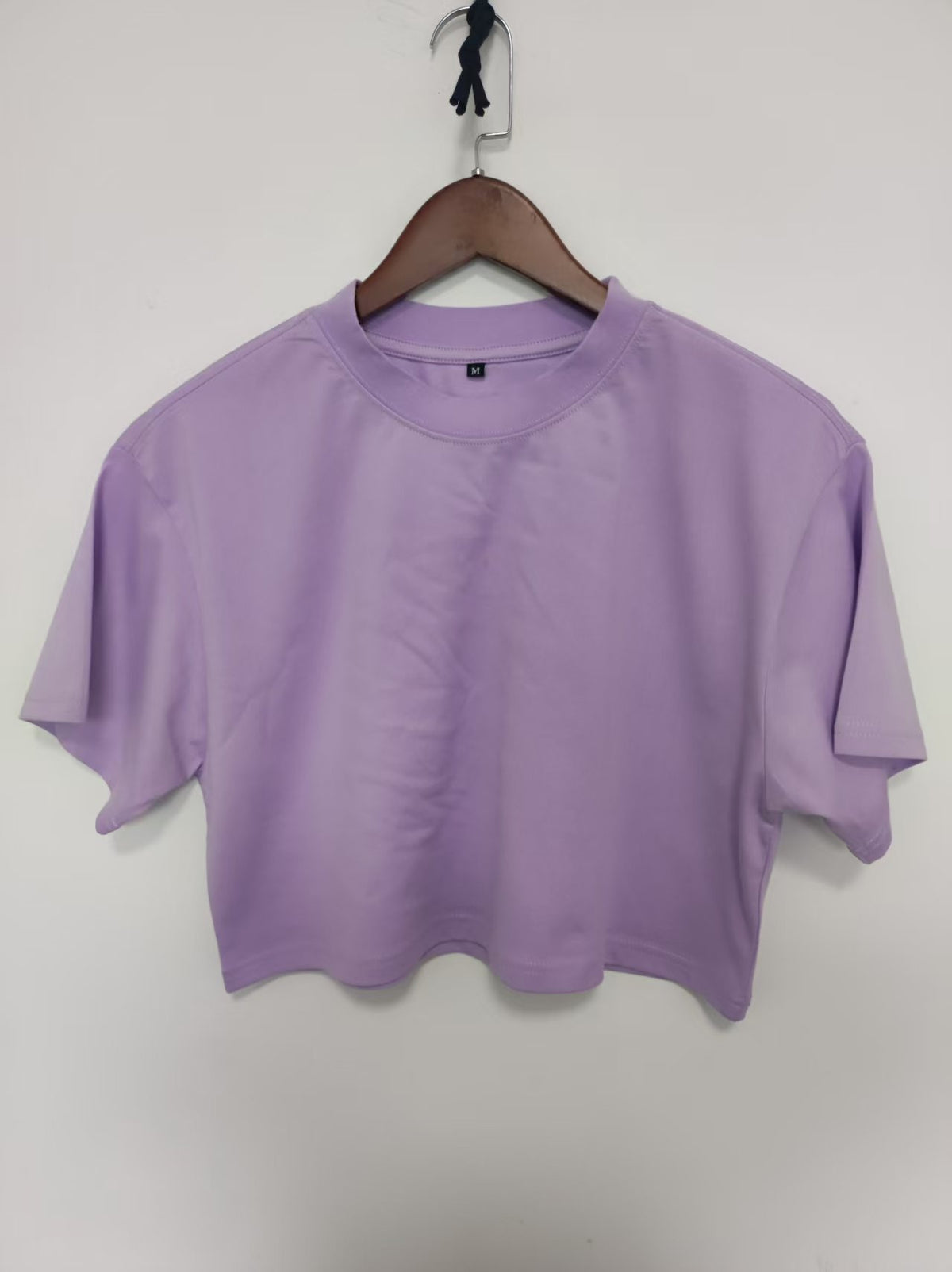 Short crop loose top women&