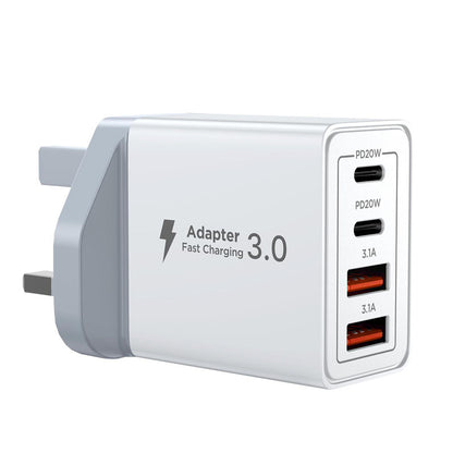 Fast Charging Power Adapter US Plug Dual PD 20W/USB Multi-Port Charger for iPhone 17/16