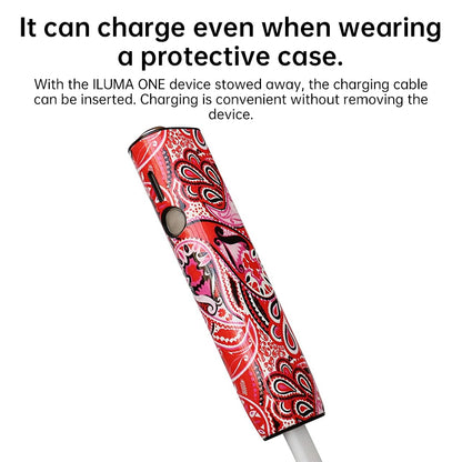 Leather Protective Case Compatible with IQOS ILUMA One I ONE, Stylish Shockproof Cover