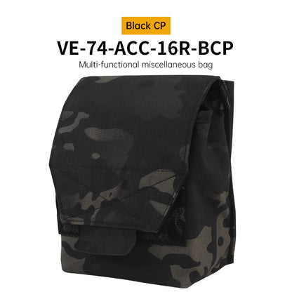 Tactical Laser Cut MOLLE Admin Pouch, Multi-Use Utility Bag for 5.56 &amp; 9mm Mag Storage, First Aid &amp; EDC Organizer