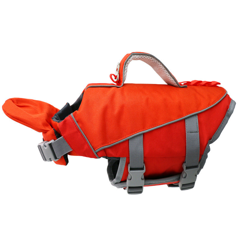 Adjustable Dog Life Vest with Reflective Stripes – High Buoyancy, Breathable Safety Jacket for Water Sports &amp; Swimming