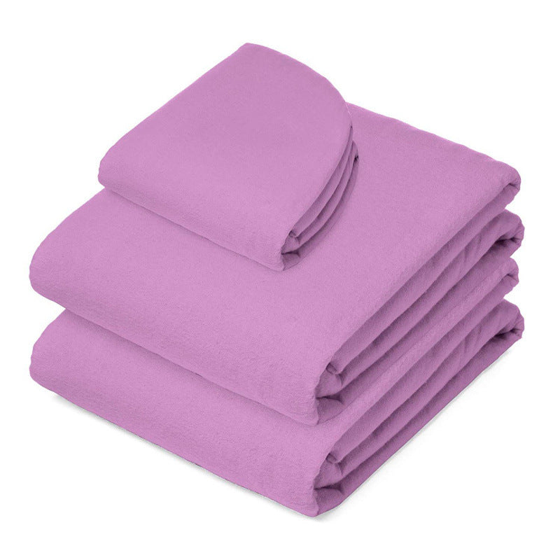 3-Piece Massage Table Sheet Set – Solid Color, Washable &amp; Durable