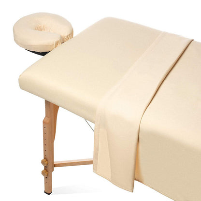 3-Piece Massage Table Sheet Set – Solid Color, Washable &amp; Durable