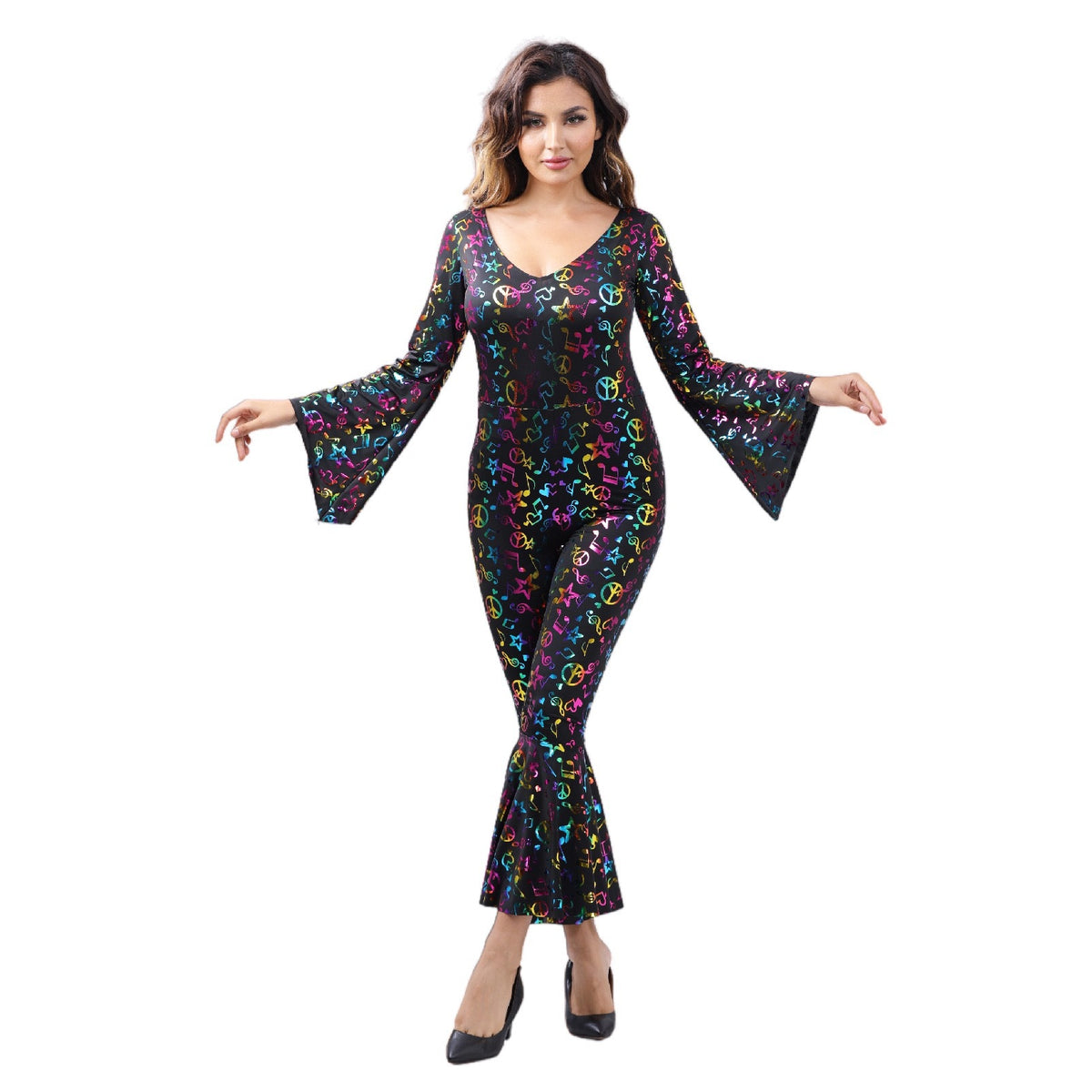 Halloween Carnival Disco Note jumpsuit