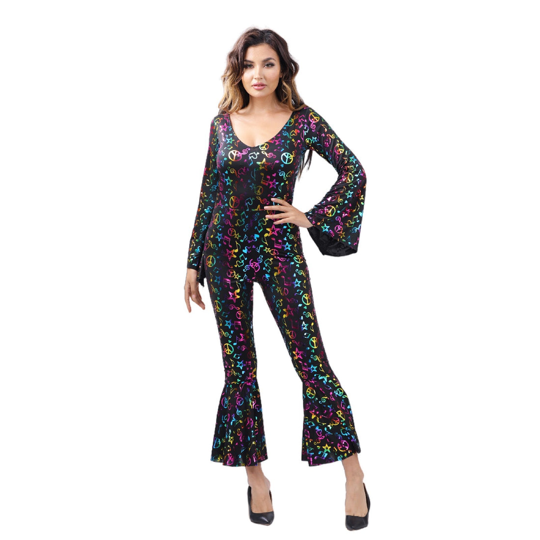 Halloween Carnival Disco Note jumpsuit