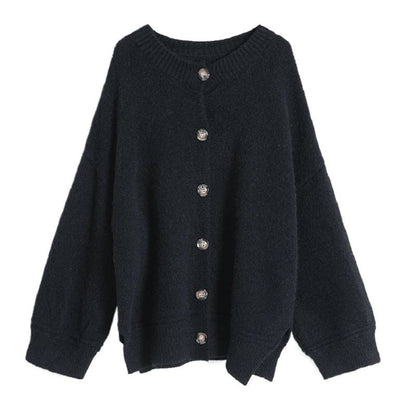 Sweater for Women, Loose Oversized Mid-Length Solid Color Open Front Coat