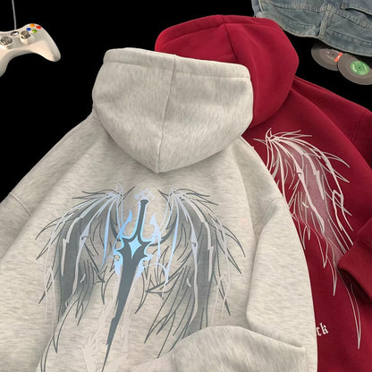 Casual Long Sleeve Fleece Lined Thickened Hoodie Jacket for Men Women, Unisex Couples Sweatshirt in Off-White Gray  Light Khaki
