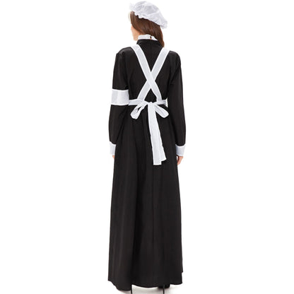 Halloween costume cosplay maid dress
