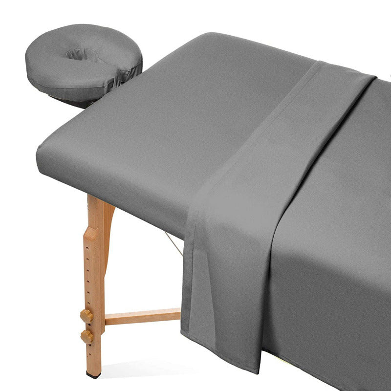 3-Piece Massage Table Sheet Set – Solid Color, Washable &amp; Durable