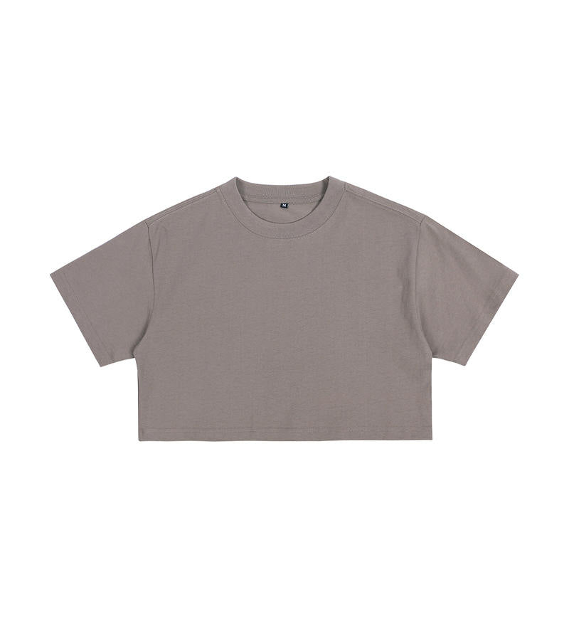 Short crop loose top women&