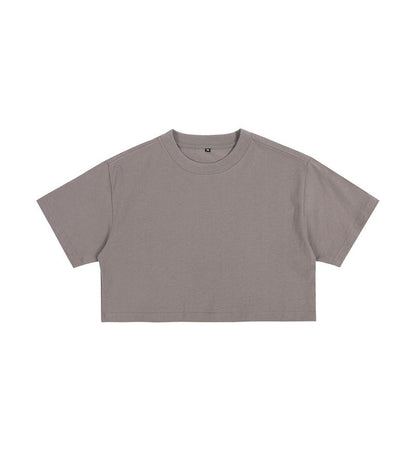 Short crop loose top women&