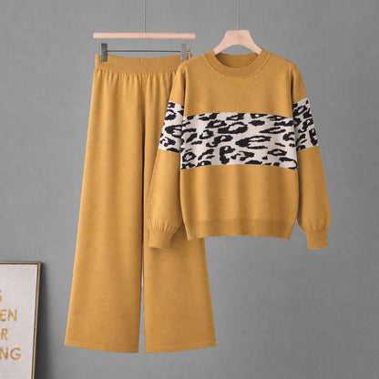 Leopard print suit for women