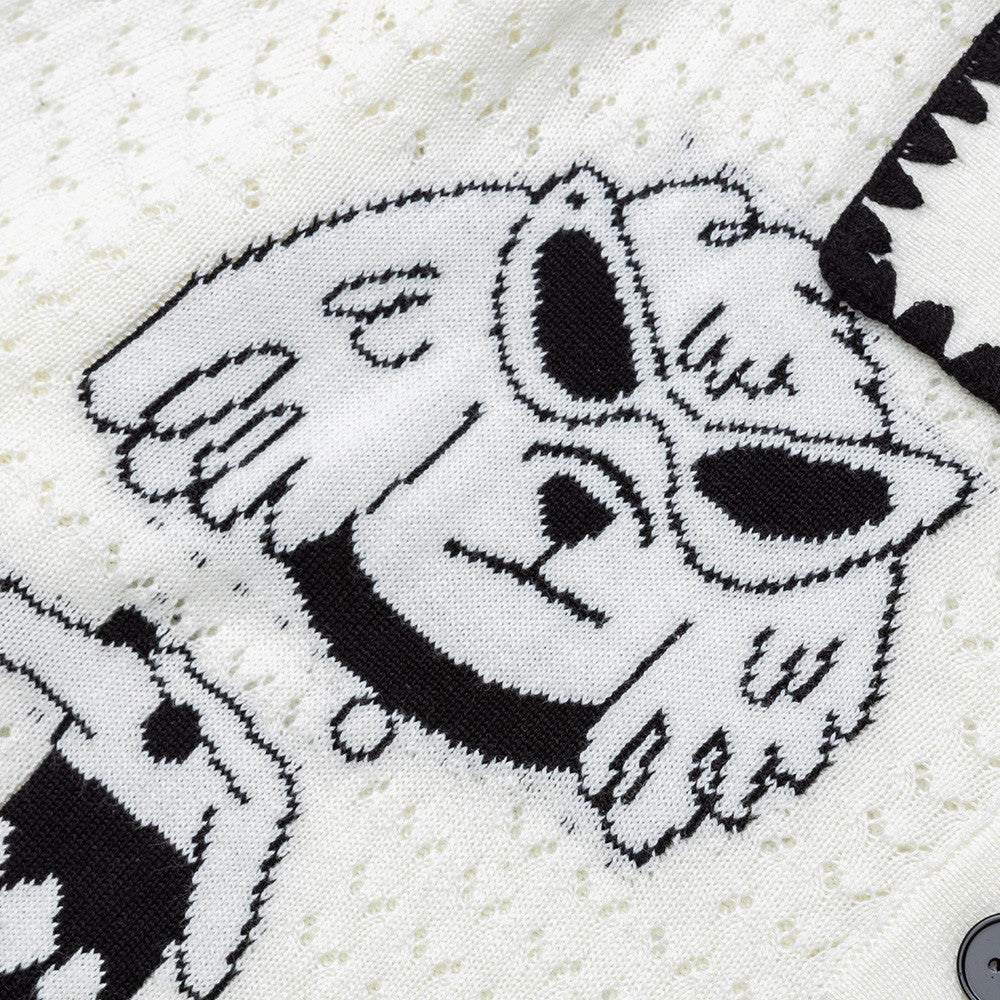 Cartoon collar pullover sweater for men