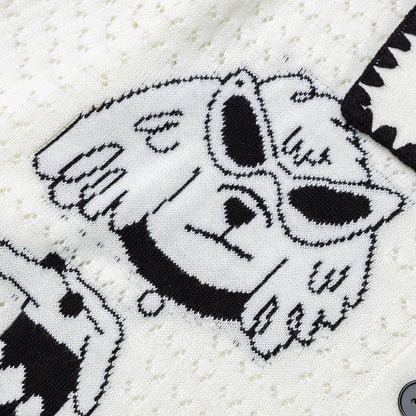 Cartoon collar pullover sweater for men