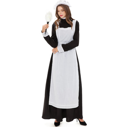 Halloween costume cosplay maid dress