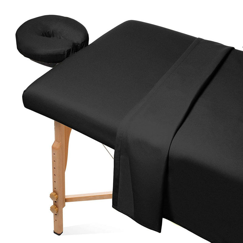 3-Piece Massage Table Sheet Set – Solid Color, Washable &amp; Durable