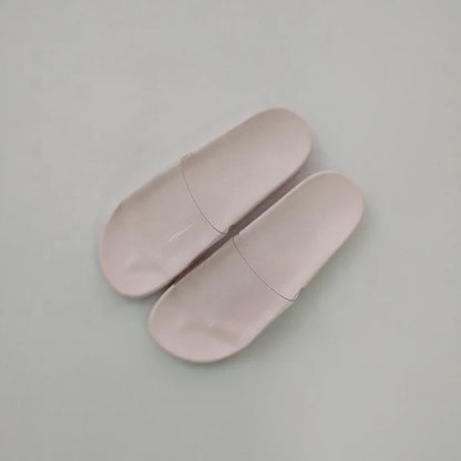Wholesale Slide Sandals Lady Men Transparent Non slip Slipper Custom Personal logo clear Flip Flops Beach Women Sliders