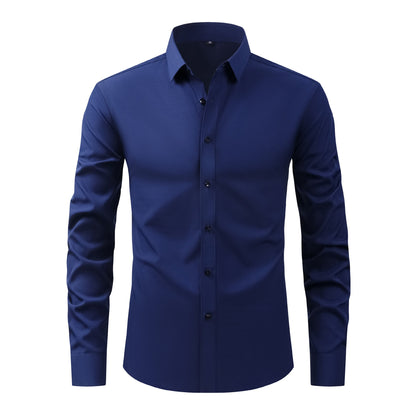 Cross-Border Four-Way Stretch Shirt Men&