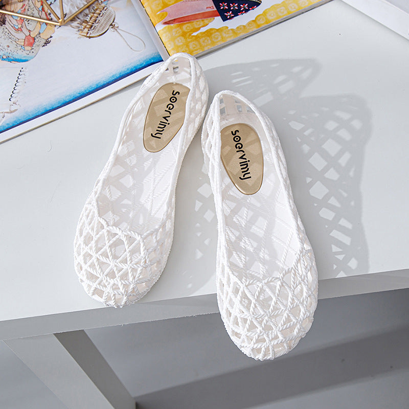 Plastic Sandals Women&