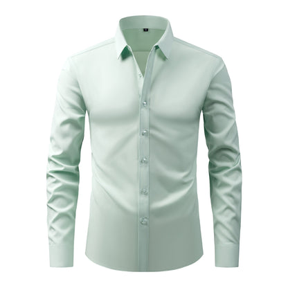 Cross-Border Four-Way Stretch Shirt Men&