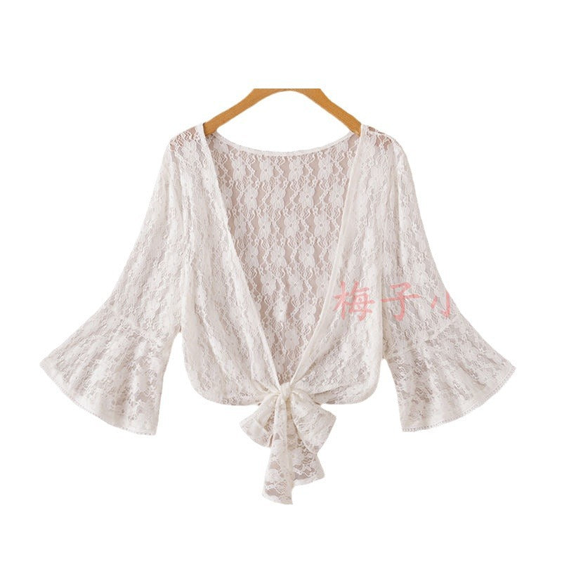 2025 Summer Sunscreen Clothing Chiffon Small Shawl Jacket Women&