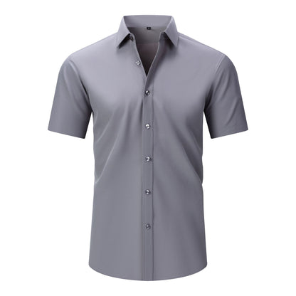 Cross-Border Four-Way Stretch Shirt Men&