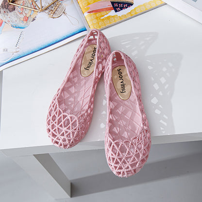 Plastic Sandals Women&