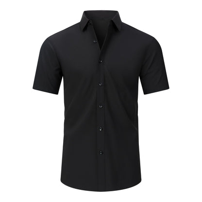 Cross-Border Four-Way Stretch Shirt Men&