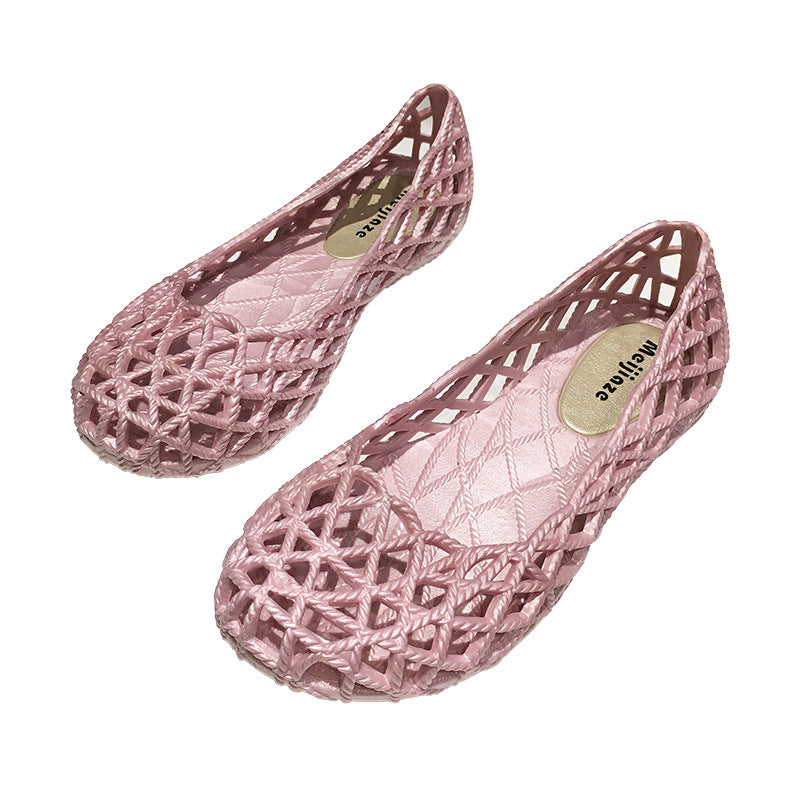 Plastic Sandals Women&