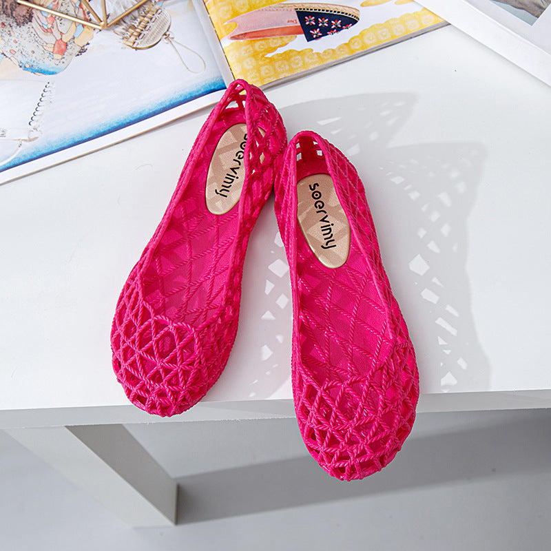 Plastic Sandals Women&