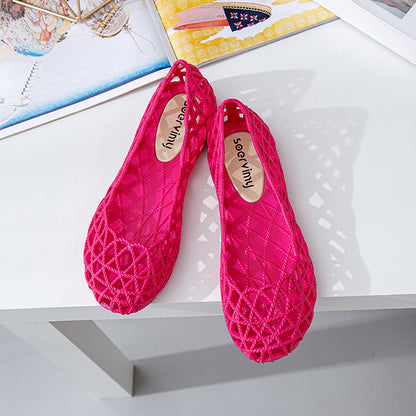 Plastic Sandals Women&